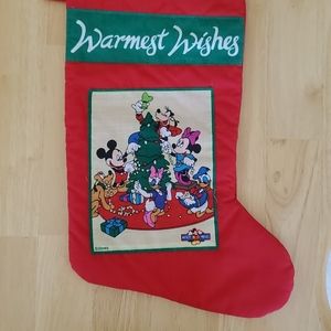 Red Quilted Disney Stocking